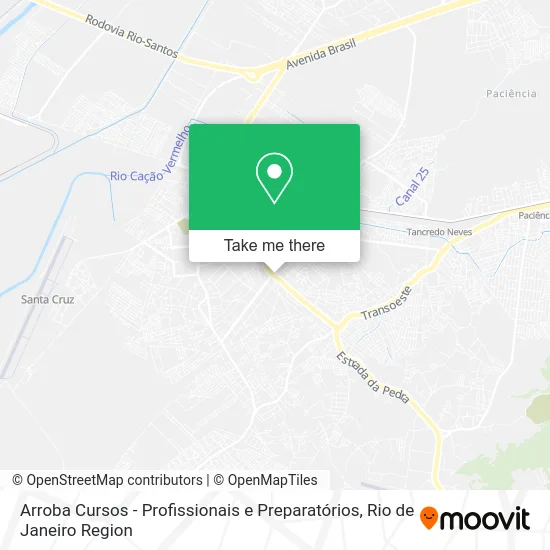Arroba Cursos - Profissionais e Preparatórios map