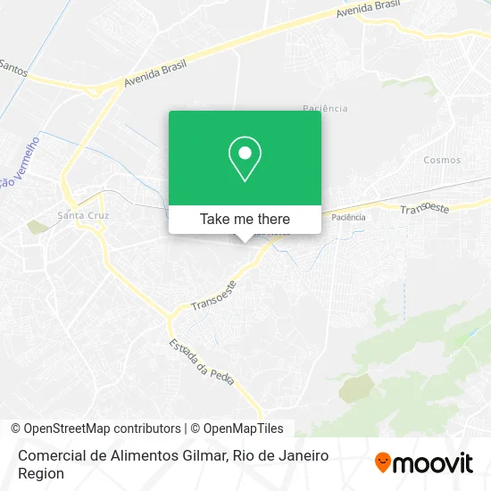 Comercial de Alimentos Gilmar map