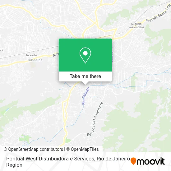 Pontual West Distribuidora e Serviços map
