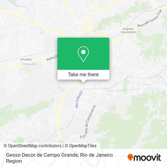 Gesso Decor de Campo Grande map