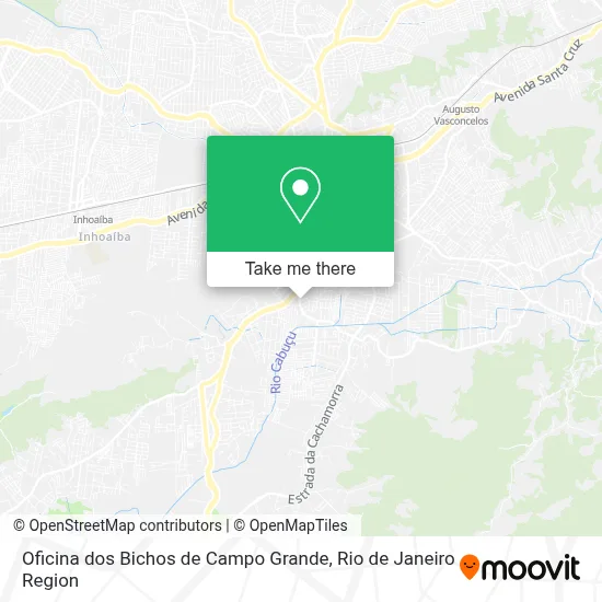 Oficina dos Bichos de Campo Grande map