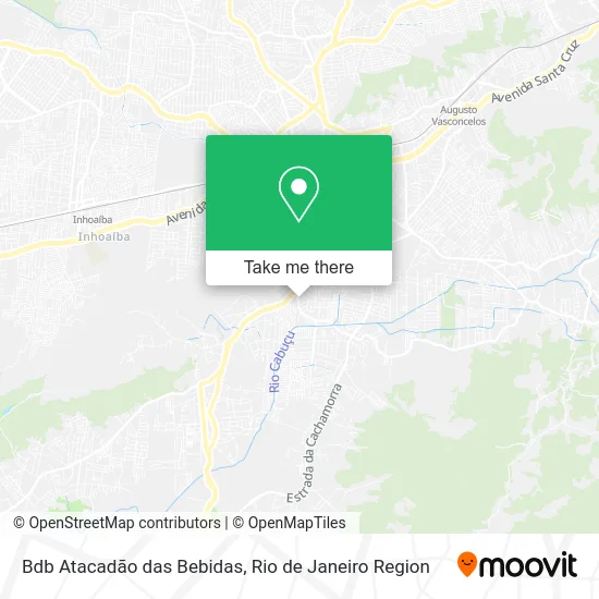 Bdb Atacadão das Bebidas map