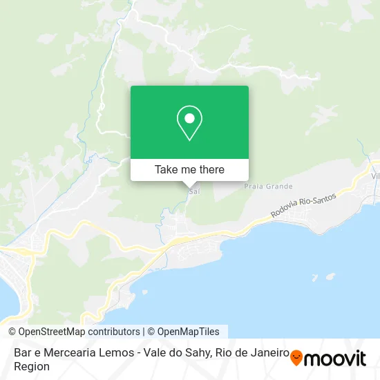 Bar e Mercearia Lemos - Vale do Sahy map