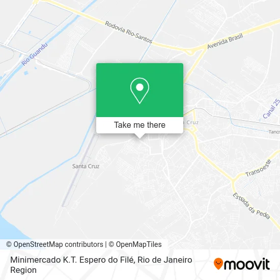 Minimercado K.T. Espero do Filé map