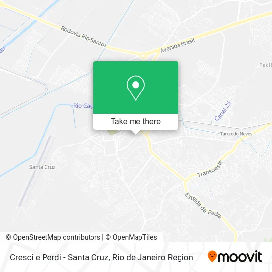 Cresci e Perdi - Santa Cruz map