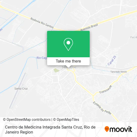 Centro de Medicina Integrada Santa Cruz map