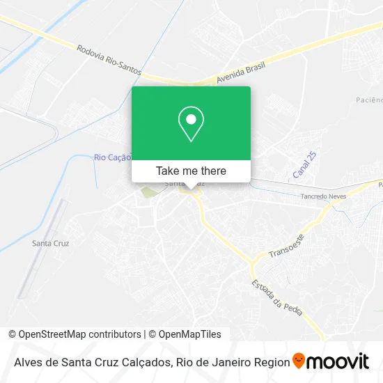 Alves de Santa Cruz Calçados map