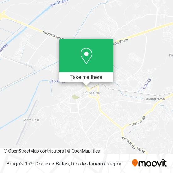 Braga's 179 Doces e Balas map