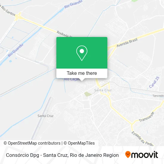 Consórcio Dpg - Santa Cruz map