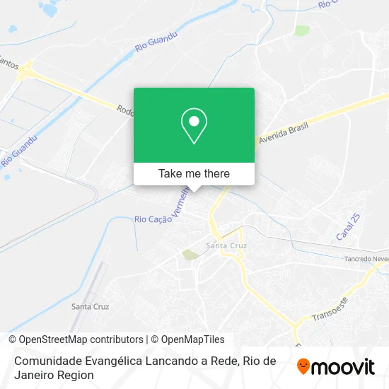 Comunidade Evangélica Lancando a Rede map