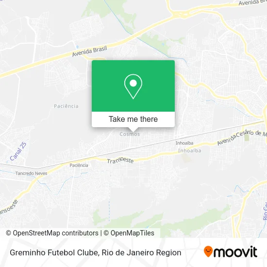 Greminho Futebol Clube map