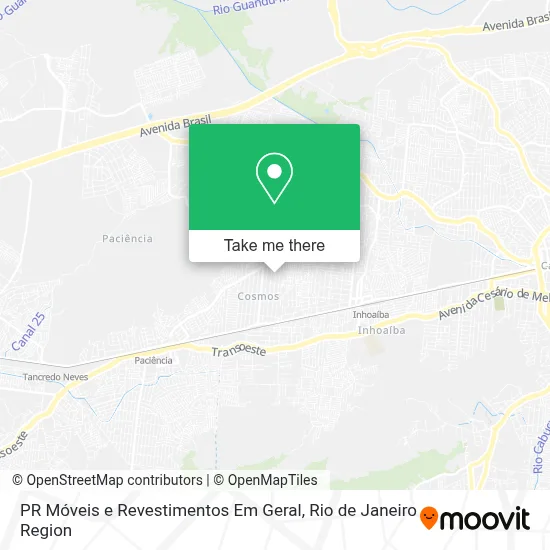 PR Móveis e Revestimentos Em Geral map