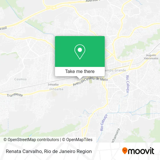 Renata Carvalho map