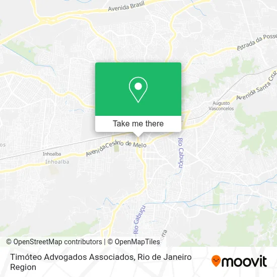 Timóteo Advogados Associados map