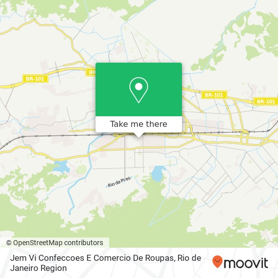 Mapa Jem Vi Confeccoes E Comercio De Roupas