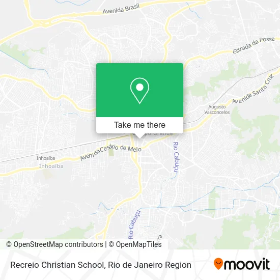 Recreio Christian School map