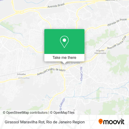 Girassol Maravilha Rot map