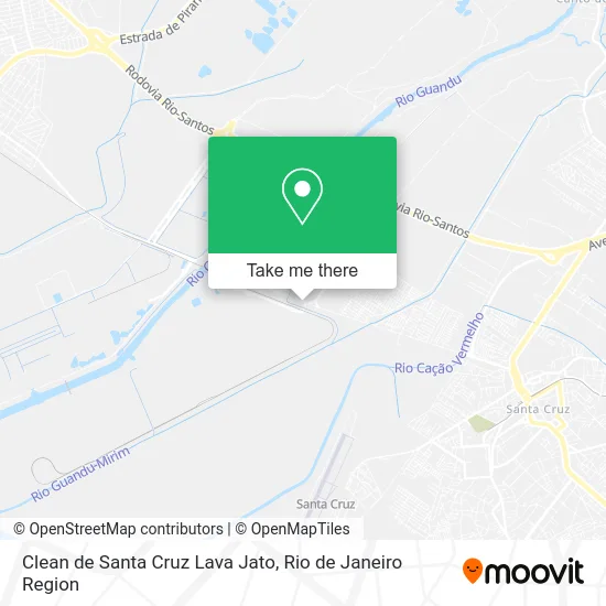Clean de Santa Cruz Lava Jato map