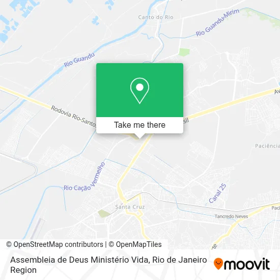Assembleia de Deus Ministério Vida map
