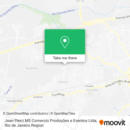 Jean Pierri MS Comercio Produções e Eventos Ltda map