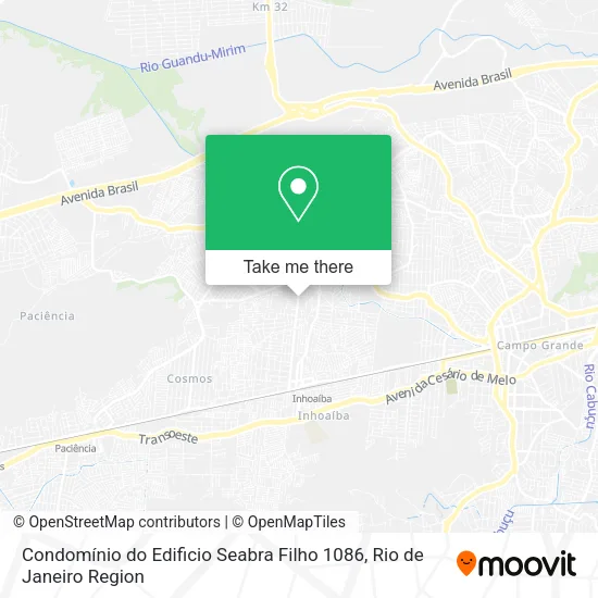 Condomínio do Edificio Seabra Filho 1086 map