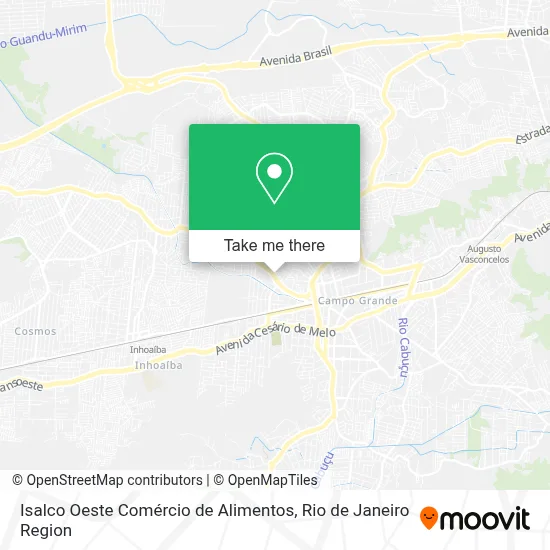 Isalco Oeste Comércio de Alimentos map