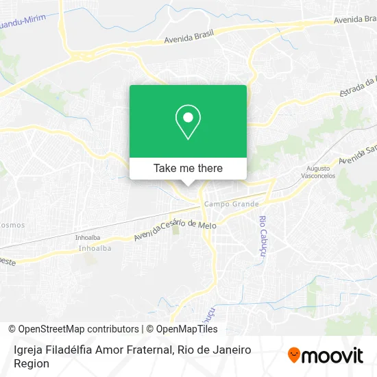Igreja Filadélfia Amor Fraternal map