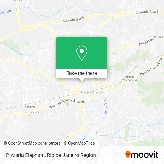 Pizzaria Elephant map