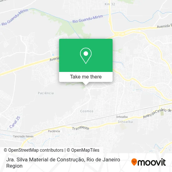 Jra. Silva Material de Construção map