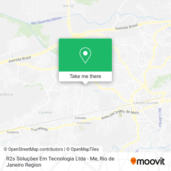 R2s Soluções Em Tecnologia Ltda - Me map