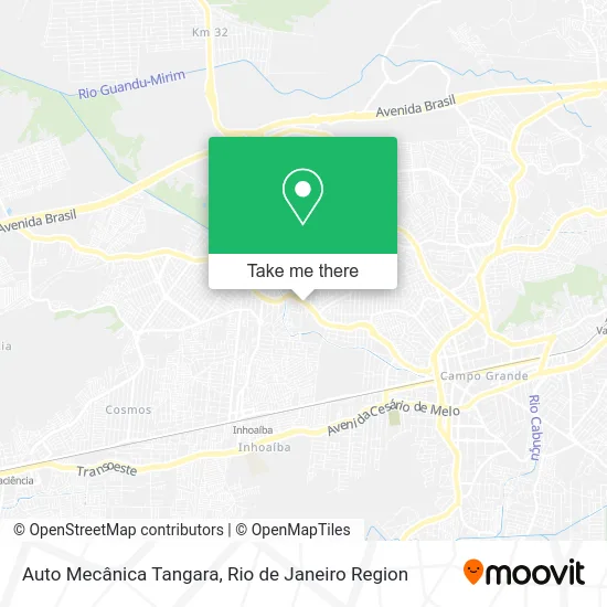 Auto Mecânica Tangara map