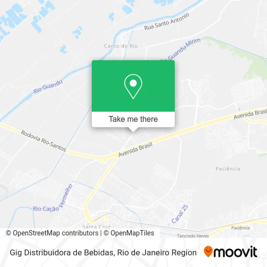 Gig Distribuidora de Bebidas map