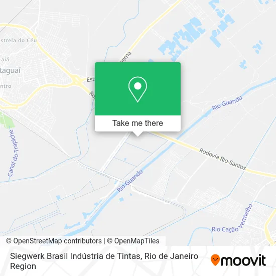 Siegwerk Brasil Indústria de Tintas map