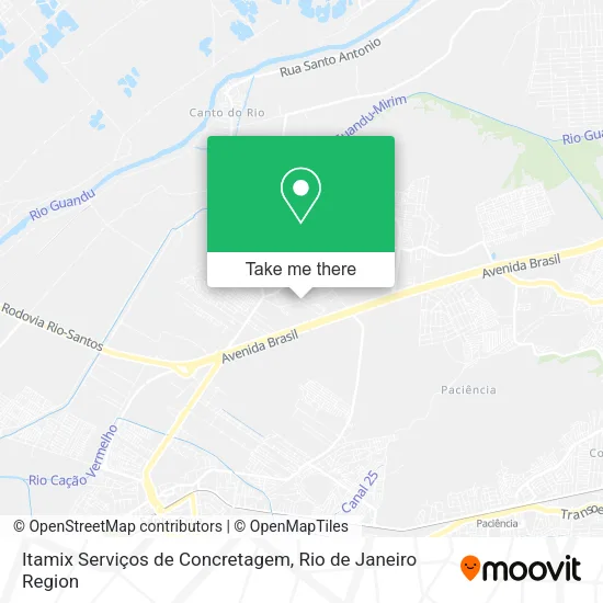 Itamix Serviços de Concretagem map