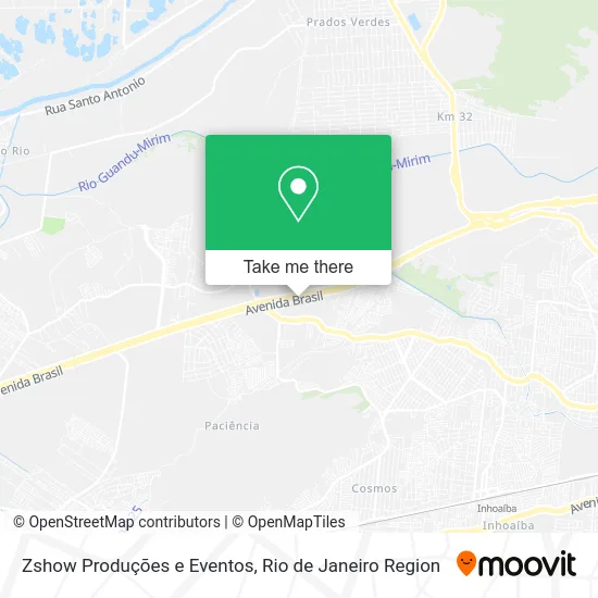 Zshow Produções e Eventos map