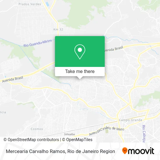 Mercearia Carvalho Ramos map