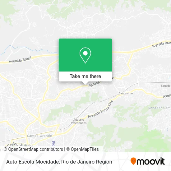 Auto Escola Mocidade map