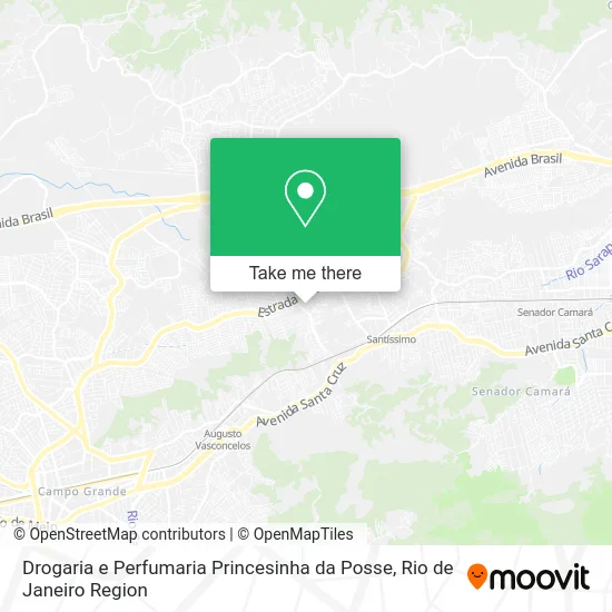 Drogaria e Perfumaria Princesinha da Posse map
