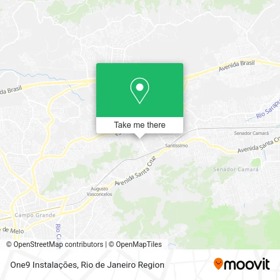 One9 Instalações map