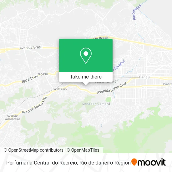 Perfumaria Central do Recreio map