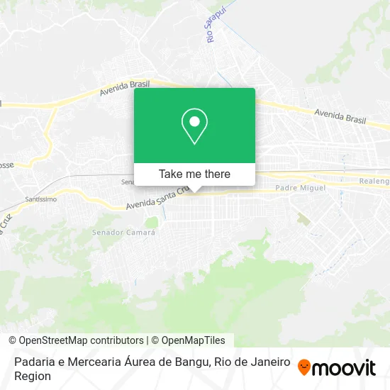 Padaria e Mercearia Áurea de Bangu map