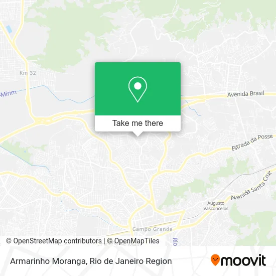 Armarinho Moranga map