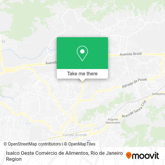 Isalco Oeste Comércio de Alimentos map
