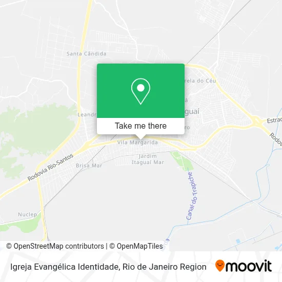 Igreja Evangélica Identidade map