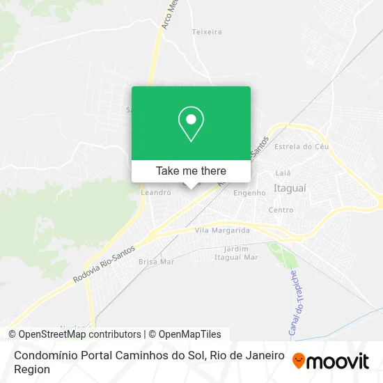 Condomínio Portal Caminhos do Sol map