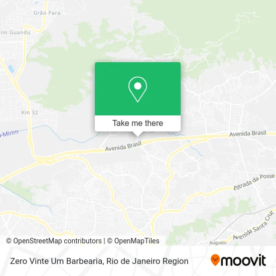 Zero Vinte Um Barbearia map