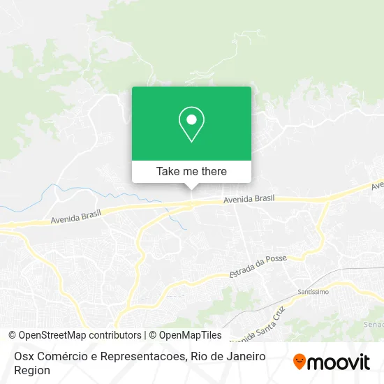 Osx Comércio e Representacoes map