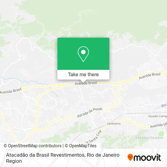Atacadão da Brasil Revestimentos map