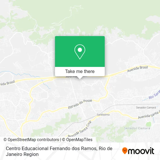 Centro Educacional Fernando dos Ramos map
