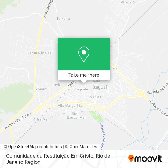 Comunidade da Restituição Em Cristo map
